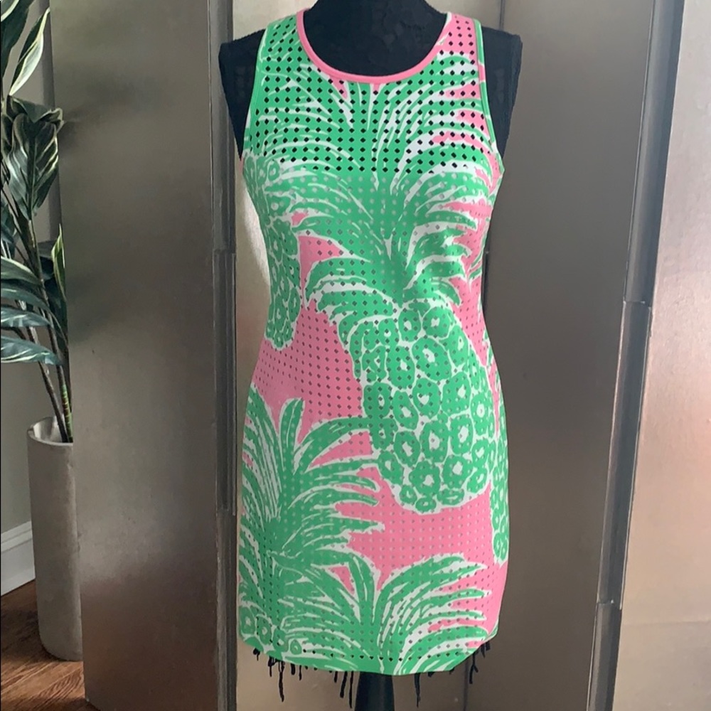 Lilly Pulitzer pineapple pink pout flamenco